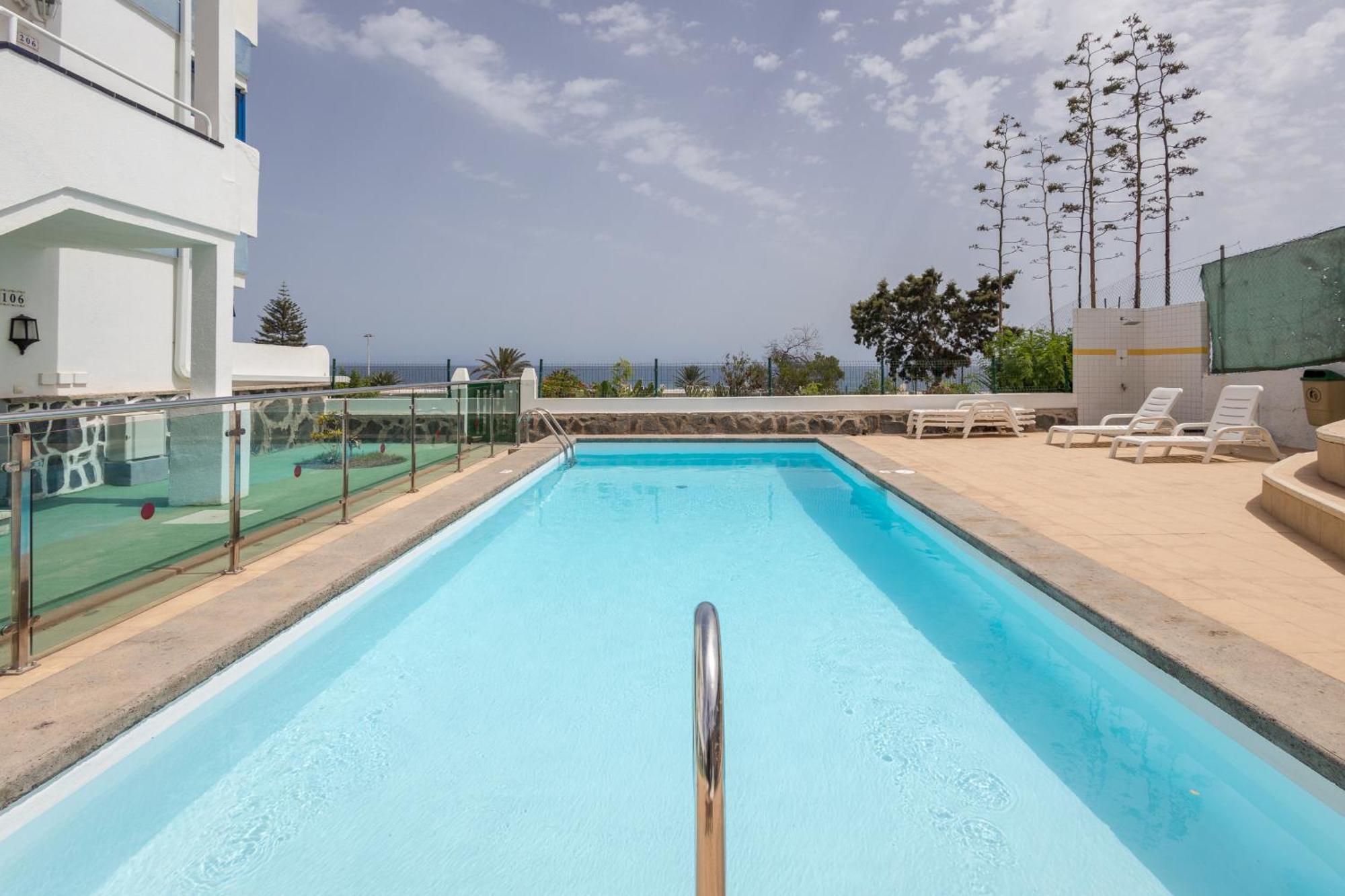 Apartamento PERFECTA UBICACION!!! San Agustin terraza vistas al mar San Bartolomé Exterior foto