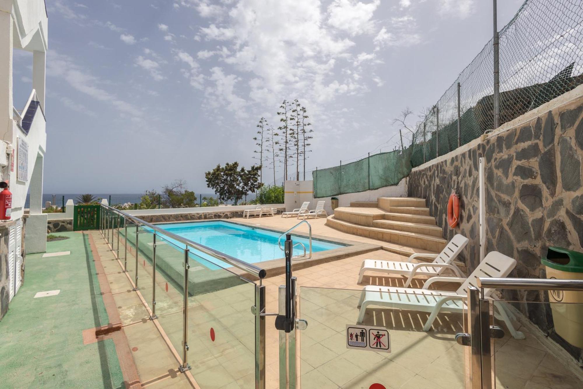 Apartamento PERFECTA UBICACION!!! San Agustin terraza vistas al mar San Bartolomé Exterior foto