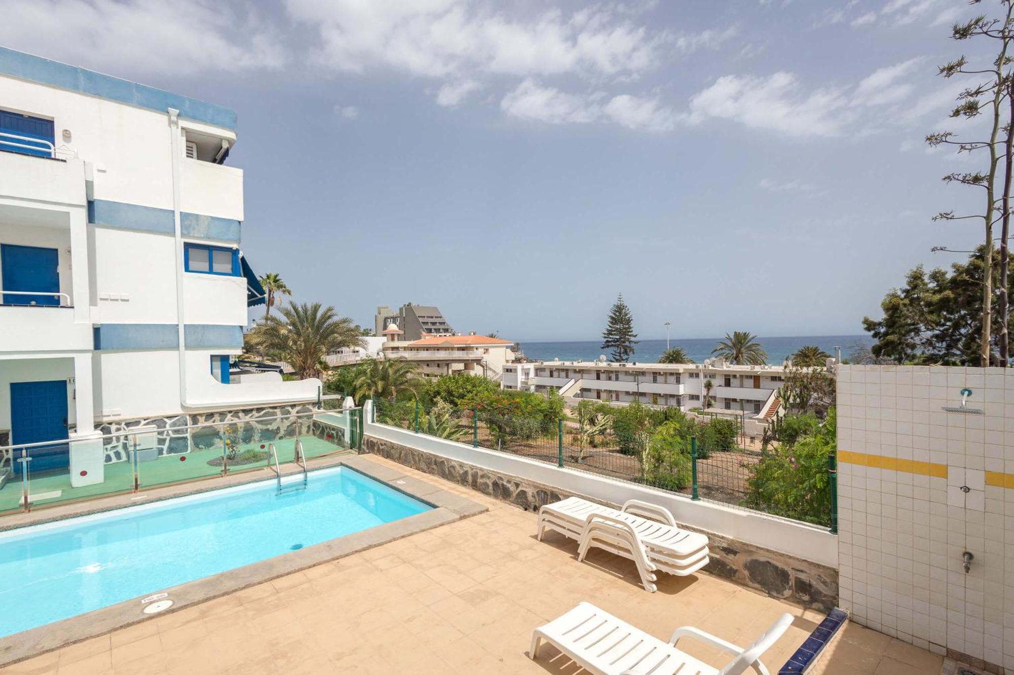 Apartamento PERFECTA UBICACION!!! San Agustin terraza vistas al mar San Bartolomé Exterior foto