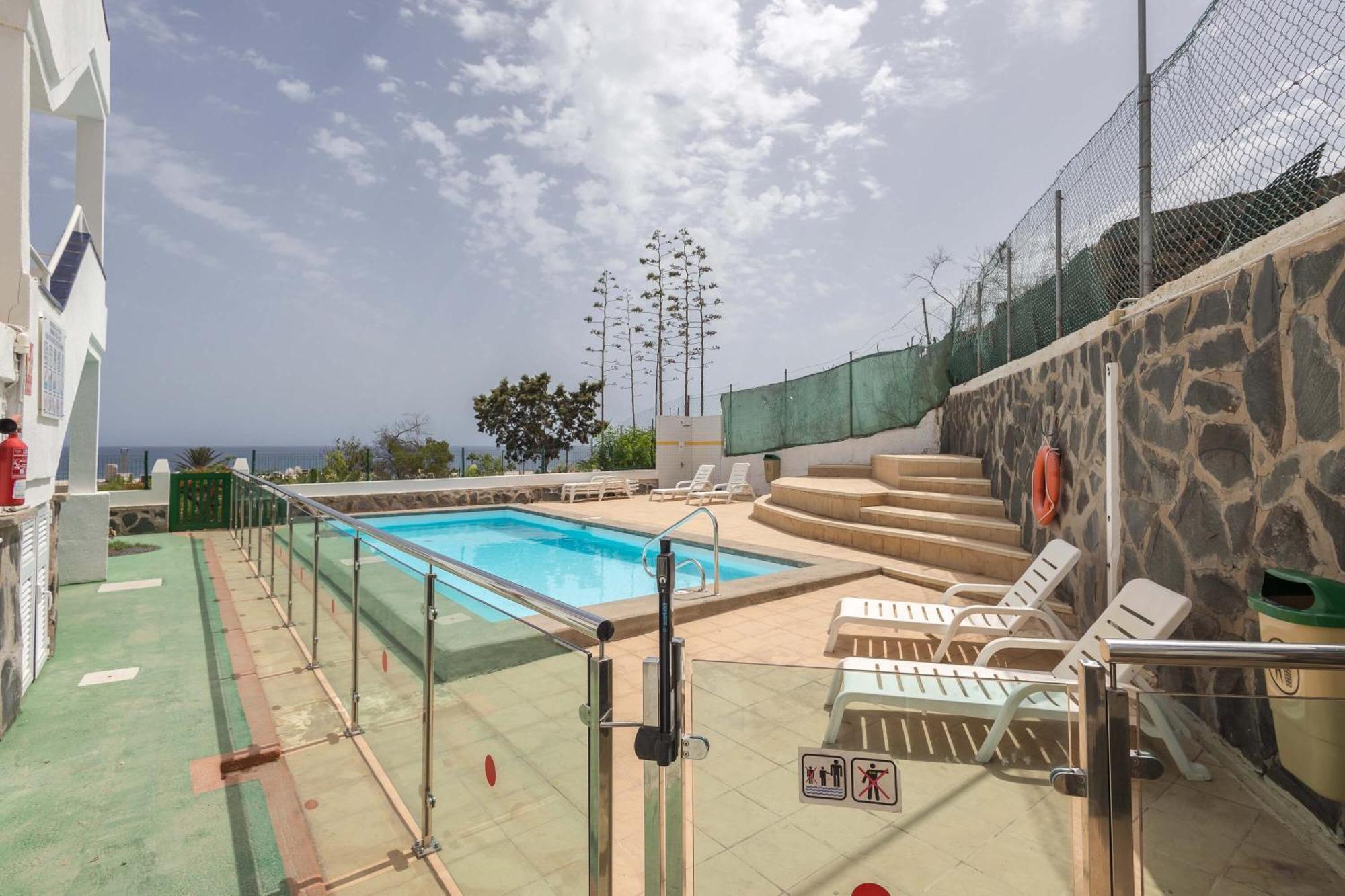 Apartamento PERFECTA UBICACION!!! San Agustin terraza vistas al mar San Bartolomé Exterior foto