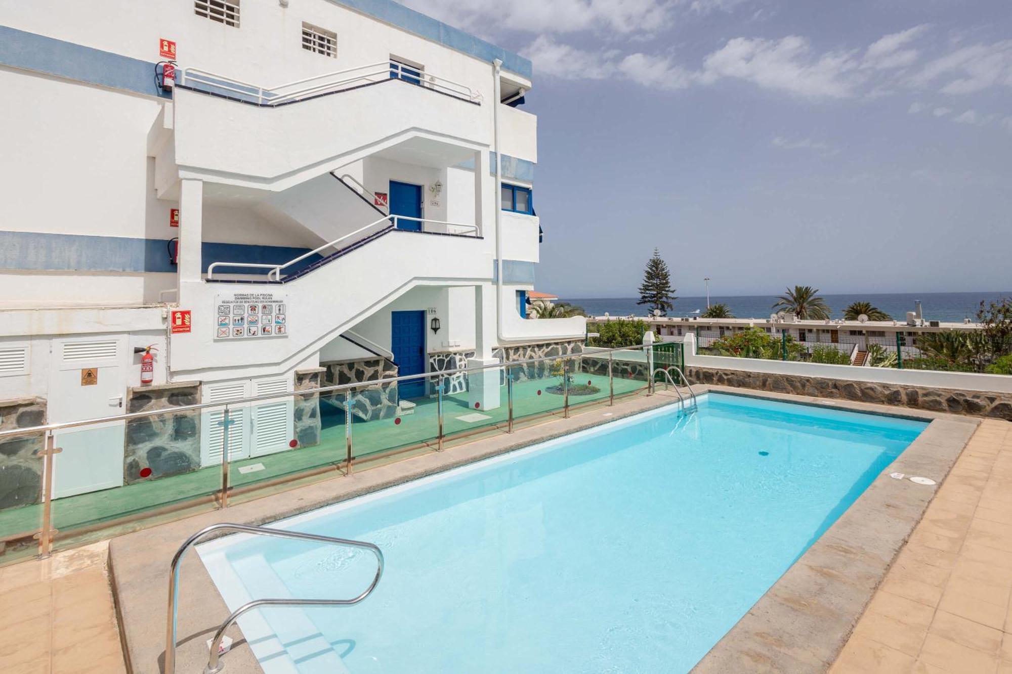 Apartamento PERFECTA UBICACION!!! San Agustin terraza vistas al mar San Bartolomé Exterior foto